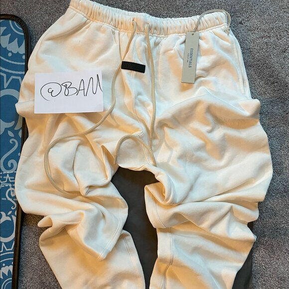 FOG - Fear of God Essentials Cloud Dancer Joggers - (READ DESCRIPTION) - Picture 1 of 9